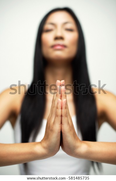 blessing with closed hands