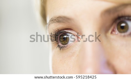 Woman face and care