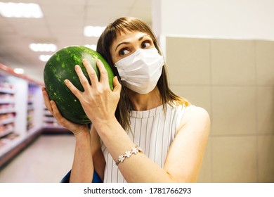 Watermelon Face Mask Images Stock Photos Vectors Shutterstock