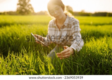 Similar – Image, Stock Photo Photograph flowers Woman