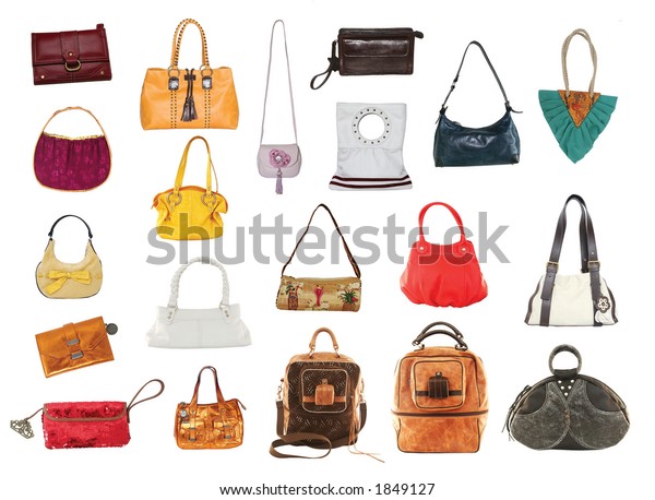 Woman Fashion Many Purses Bags Stock Photo 1849127 | Shutterstock