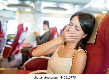 Woman Feeling Sick On Boat