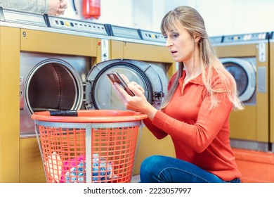 Woman Finds Mobile Phone In Laundry Basket