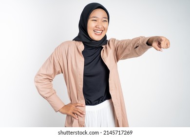 Woman With Finger Pointing Make Fun On Someone