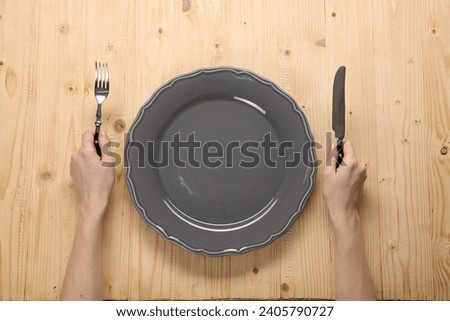 Similar – meal Lunch Crockery Plate