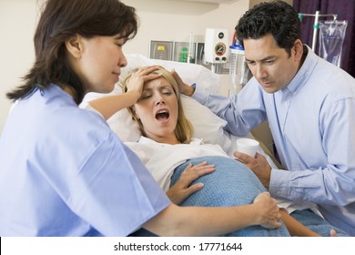 Woman Giving Birth