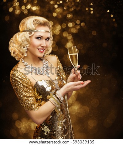 Champagne Glass Dress