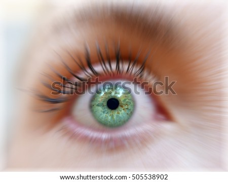Similar – Image, Stock Photo fairy eyes Pupil Eyelash