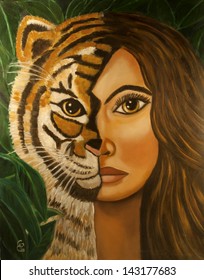 935 Tiger oil painting Images, Stock Photos & Vectors | Shutterstock