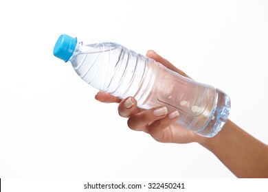 Woman Hand With Bottle Of Water