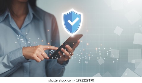 Woman hand enter a one time password for the validation process on phone, Mobile OTP secure Verification Method, 2-Step authentication web page, Concept cyber security safe data protection business. - Shutterstock ID 1992229190