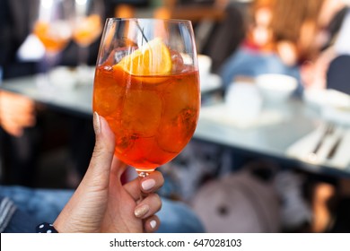 Woman Hand Holding Drink