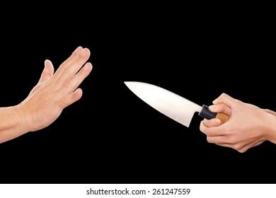 Hand Holding Knife Stock Images, Royalty-Free Images & Vectors