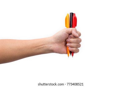 Woman Hand Holding Pen 