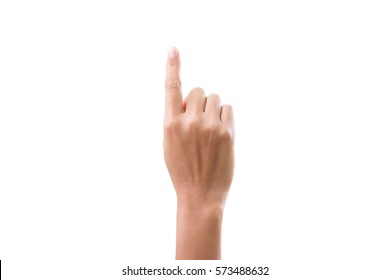 Woman Hand  With Index Finger 