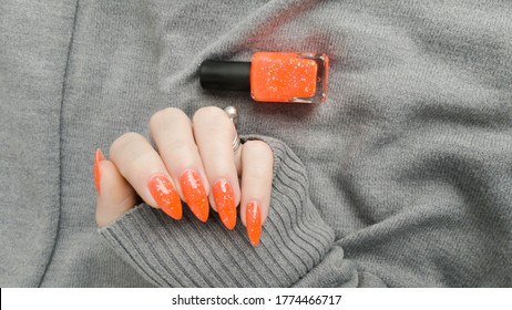 nails long and polish