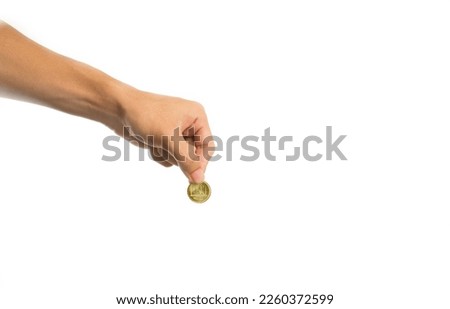 woman hand Pakistan Coin  PKR10 Rupees