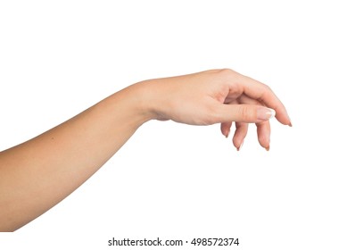 Woman Hand Reaching For Something.