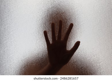 Woman hand sign for stop abusing violence, human trafficking, stop violence against women, Human is not a product. Stop women abuse, Human rights - Powered by Shutterstock