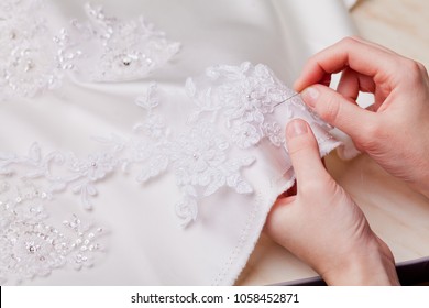 Making Wedding Dress Images Stock Photos Vectors Shutterstock