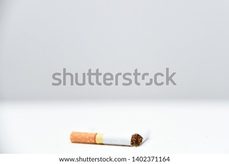 Image, Stock Photo butt stump Cigarette