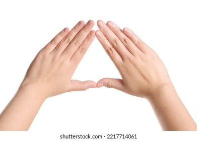 woman hands gesturing isolated on white background. - Powered by Shutterstock