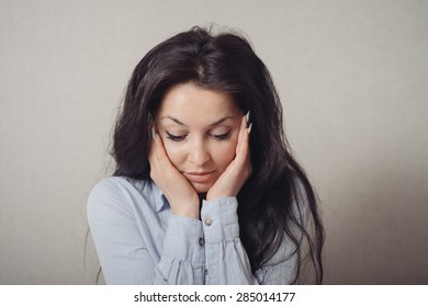 Woman Hands On Her Cheeks On Stock Photo 285014177 | Shutterstock