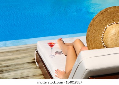 Woman Lounge Chair Images Stock Photos Vectors Shutterstock