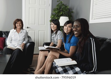 Woman Having A Bible Study