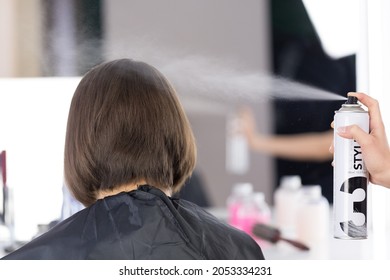 Woman Having Her Hair Done