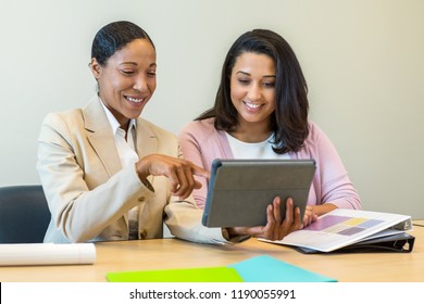 Woman Having A Meeting.