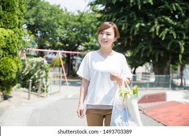 Woman Having A Shopping Bag