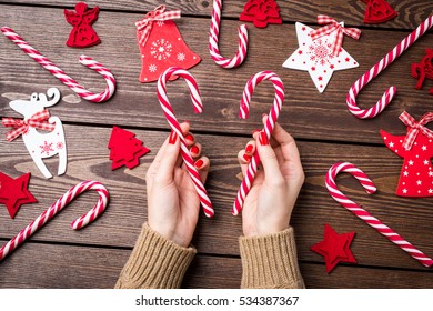Wooden Christmas Candy Sticks Shapes Craft Heart Stocking Filler Tree Blank Card
