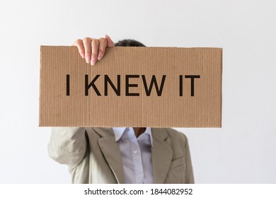 I Knew It Images Stock Photos Vectors Shutterstock