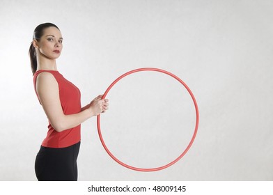 Woman And Hula Hoop