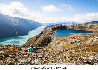 A Woman In Jotunheimen, Norway