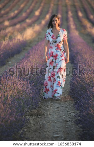 Similar – #A# Lavender walk Art