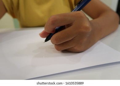 Woman Learning And Collecting Data For Research