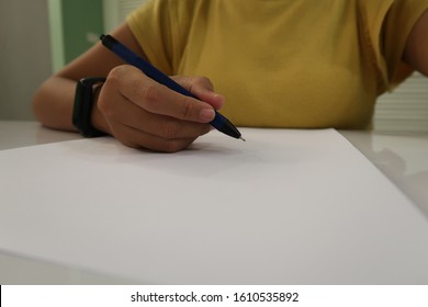 Woman Learning And Collecting Data For Research