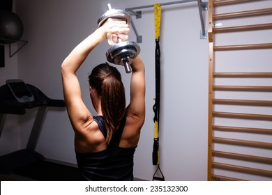 Woman Lifting Weight