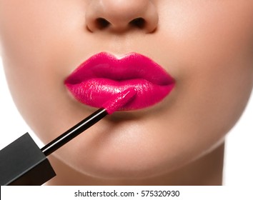 Woman Lips Mouth Red Pink Lip 