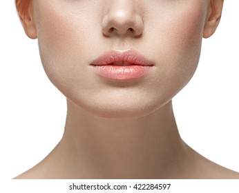 Woman Lips Nose Nature Skin