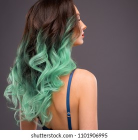 Green Hair Images Stock Photos Vectors Shutterstock