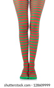 Woman Long Legs Stockings Stock Photo 1396141289 | Shutterstock