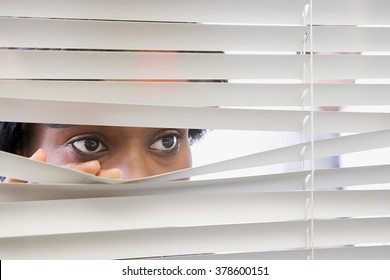 Peeping Through Window Images Stock Photos Vectors Shutterstock But i think it's just a stage he's going through. https www shutterstock com image photo woman looking through blinds 378600151