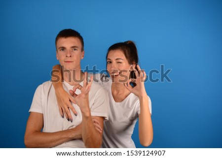 woman and man cuddling young couple happiness love advertisement