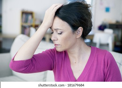 Woman With A Migraine