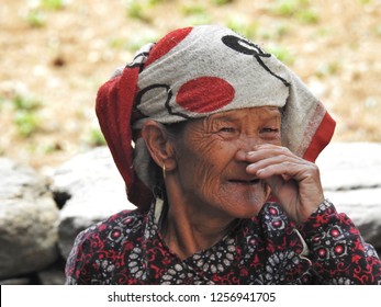 Woman Of Nepalese Ethnicity, Lukla, Nepal.