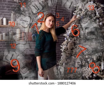 Woman And Numbers, New Year Numerology
