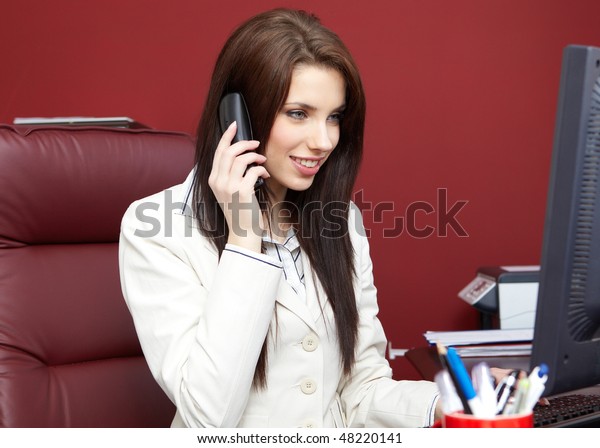 picture of woman inside the office